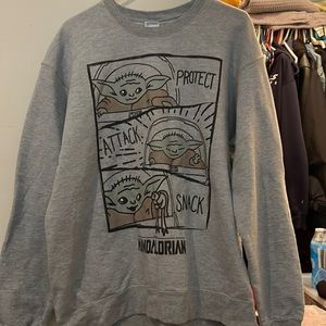 Mandalorian baby Yoda sweatshirt